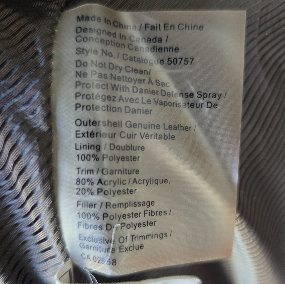 Danier Dark Brown Leather Zip Up Jacket Womens Small - Picture 12 of 12